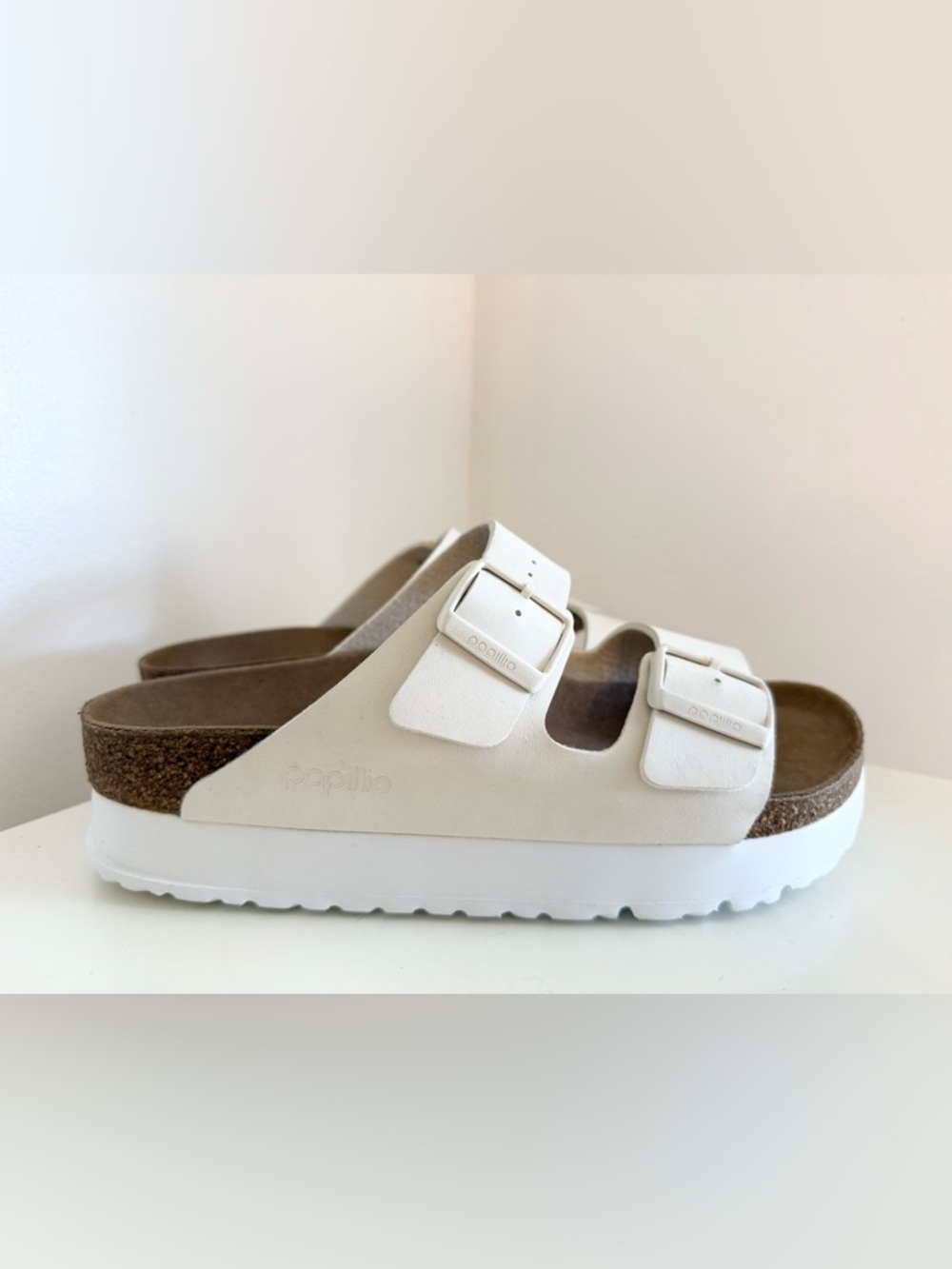 Birkenstock Arizona Flex Platform papillio sz40 new!